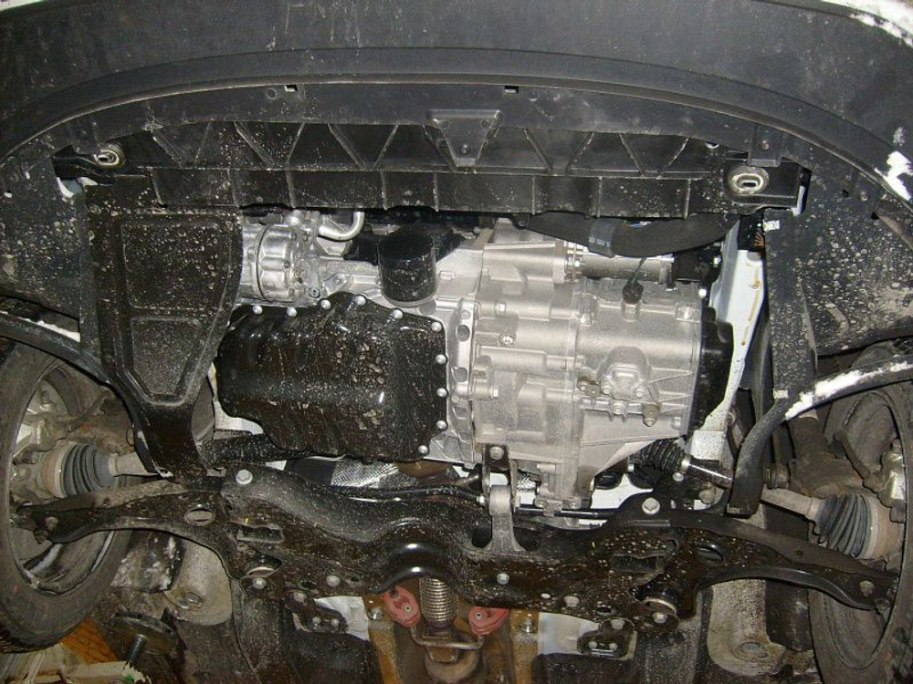 Защита картера и КПП Sheriff для Volkswagen Polo V (Mk5) 2009-2020 арт.26.2419