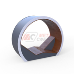 Беседка-лежак Кольцо с подсветкой