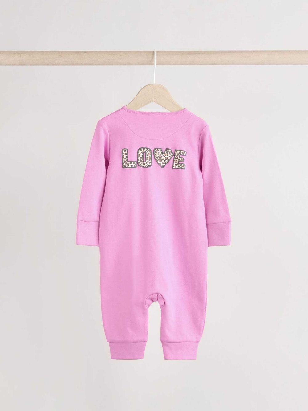 Комбинезон / Cлип для малышей Next B82-146, 3 шт., Розовый, Бежевый