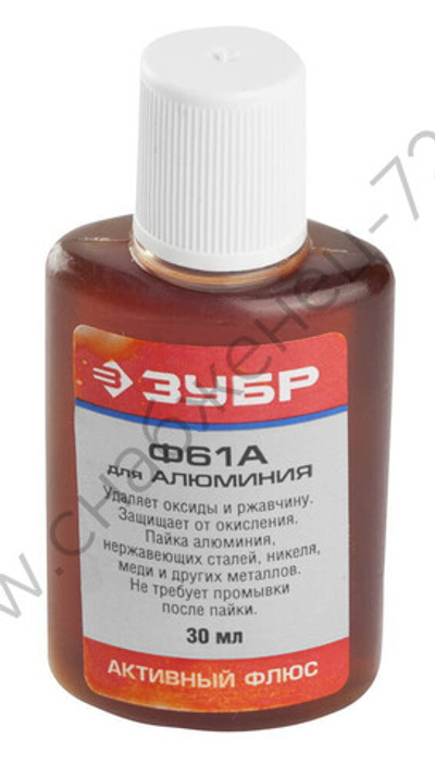 ЗУБР 30мл флюс активный, Ф 61 или фтка (55493-030)