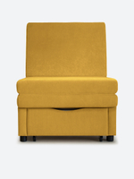 Кресло-кровать "Экономик", велюр Dream Yellow