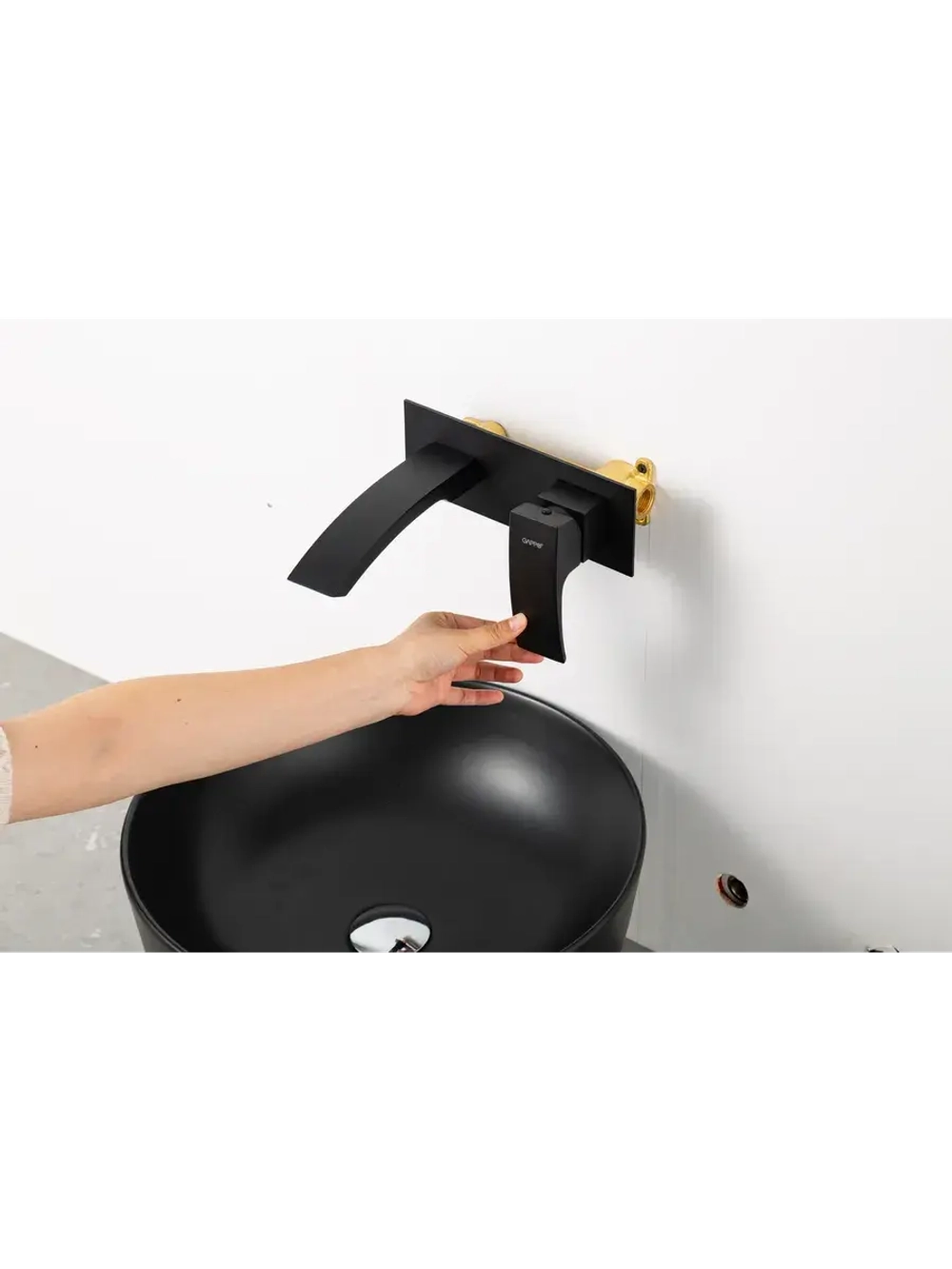 Смеситель для раковины скрытого монтажа Gappo G1007-26