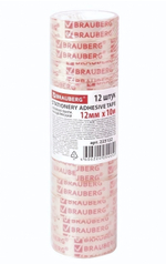 Клейкая лента 12мм х 10м.прозрачная (BRAUBERG) (Комплект 12шт.)