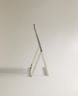 Zara Home Фоторамка из стекла, цвет серебристый, 13.4 см