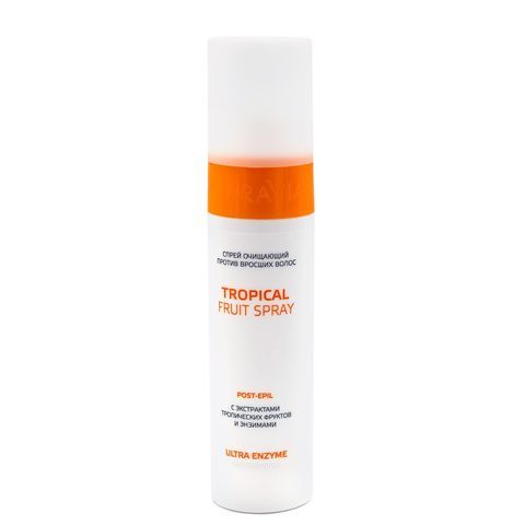 Спрей очищающий против вросших волос с энзимами Tropical Fruit Spray, 250 мл, ARAVIA Professional
