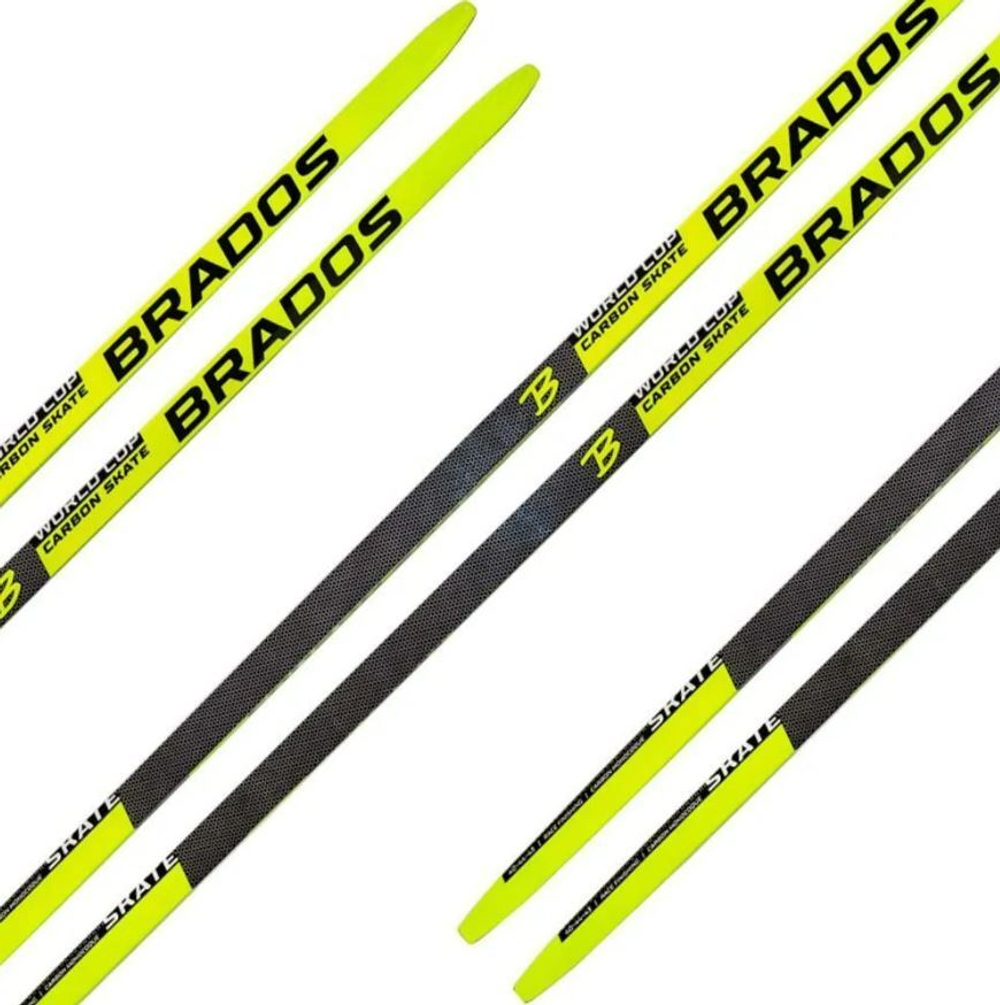 Лыжи BRADOS CARBON SKATE YELLOW