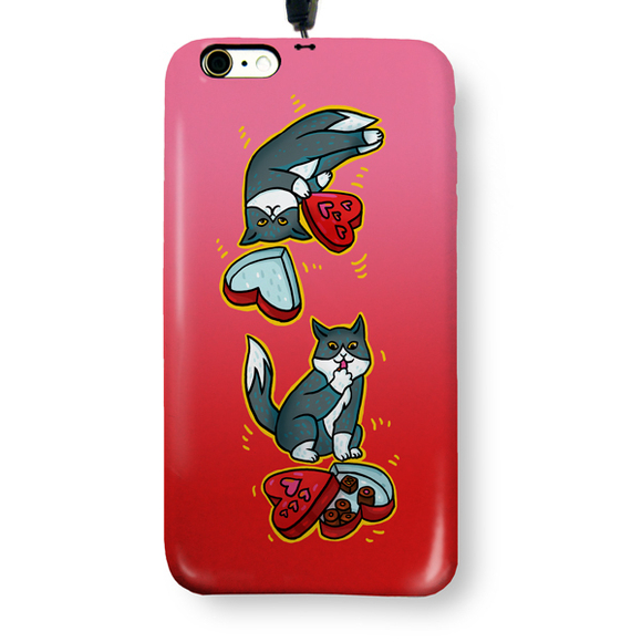 Чехол пластиковый для айфона 6/6S "Лучшие подарки" с ланъярдом