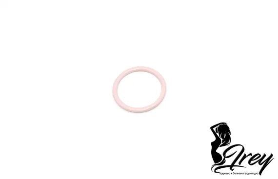 Кольцо Arta-F, 15 мм, металл, серебристый пион 168