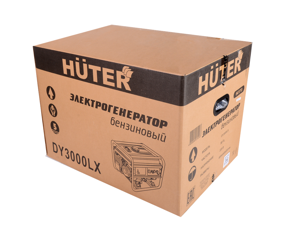 Портативный бензогенератор HUTER DY3000LX - [2,5 кВт / 220V] эл. старт