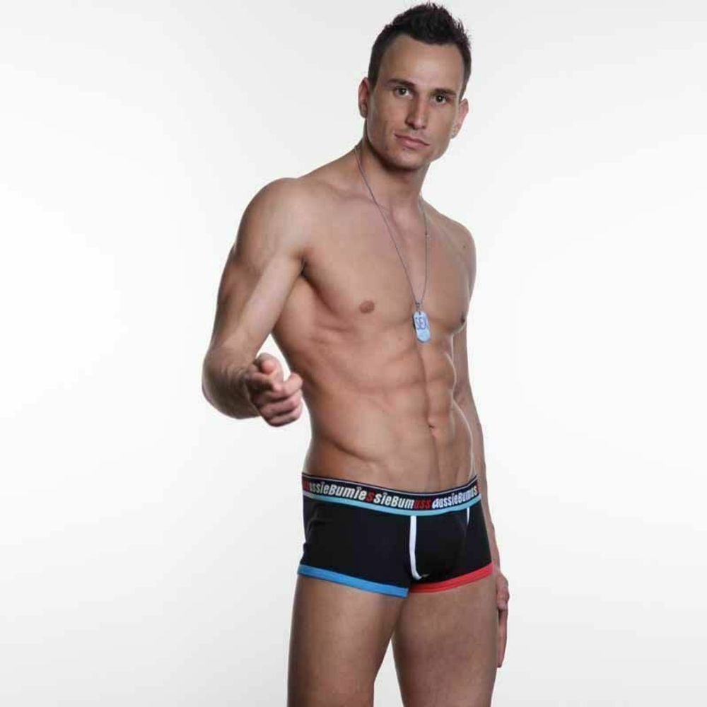 Мужские трусы хипсы Aussiebum Pablo Black Hip AB00059