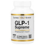 California Gold Nutrition, GLP-1 Supreme™, добавка с аккермансией, берберином, кверцетином и куркумином, 60 растительных капсул