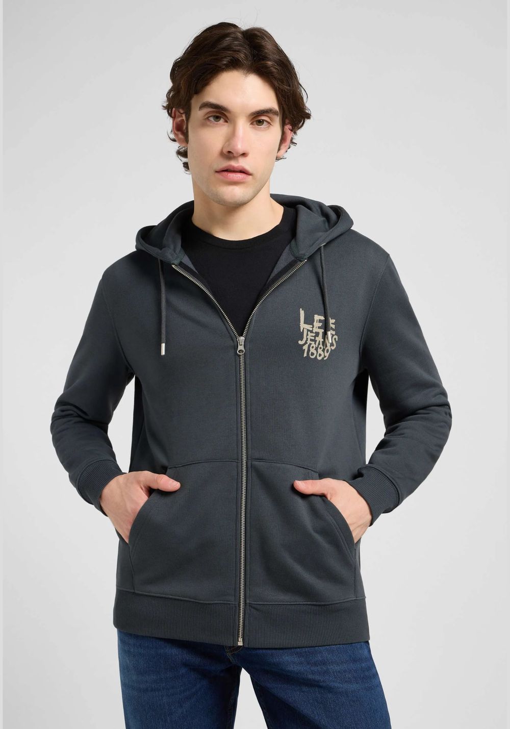 Джемпер ELEVATED ESS ZIP HOODIE 112371841