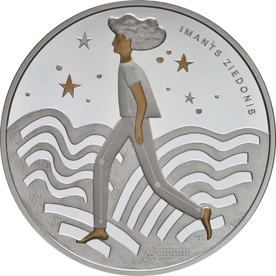 ЛАТВИЯ, 2023, 5 ЕВРО [СЕРЕБРО] [PROOF]