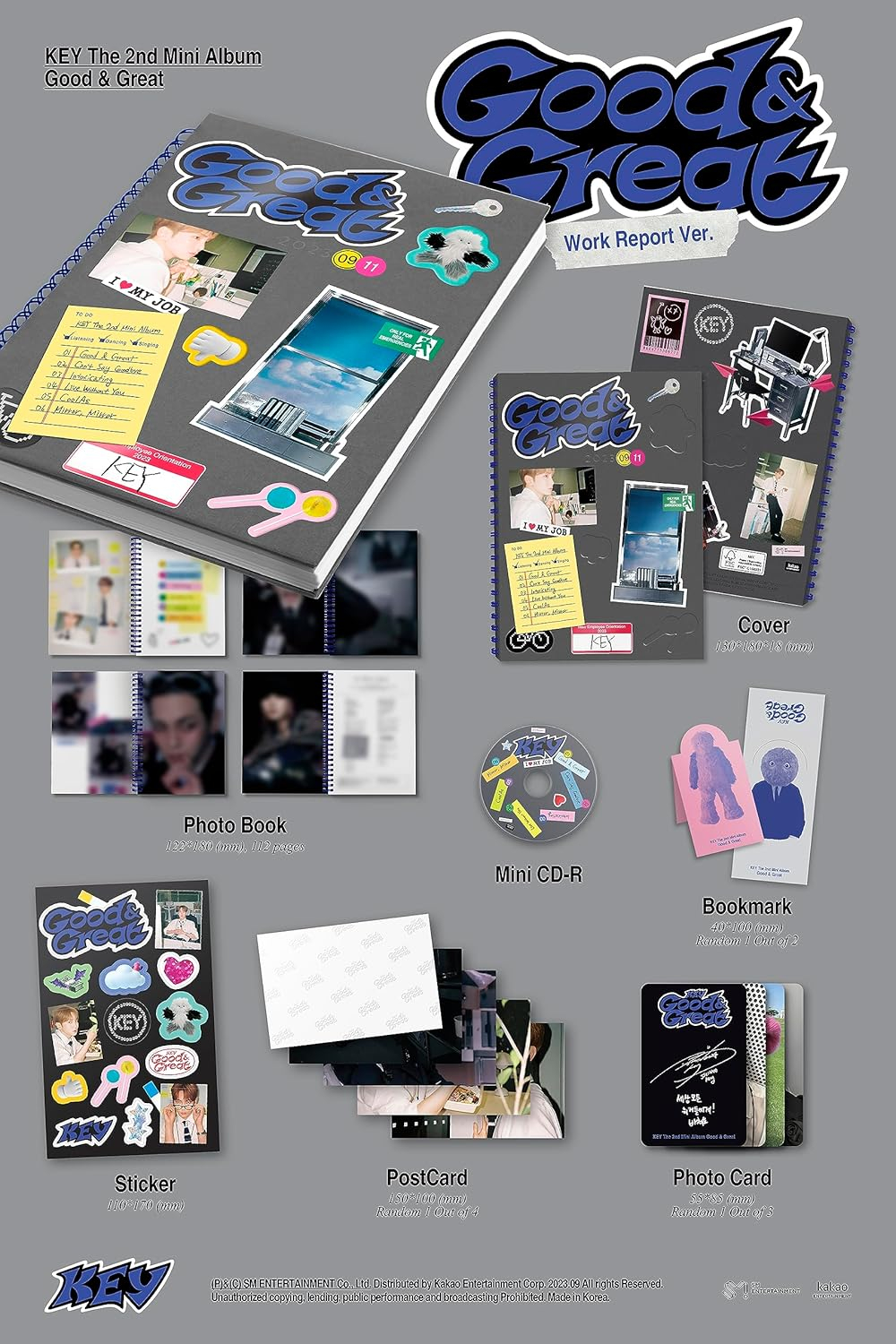 Альбом KEY (SHINee) - Good & Great (Work Report Ver.)