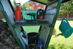 Садовый органайзер - дровница GreenStorage зелёный