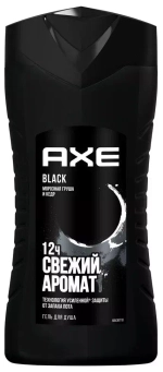 AXE мужской гель для душа BLACK, Морозная груша и Кедр, 12 часов свежести 250 мл