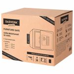 Сейф мебельный DASWERK SC-250EL (250х350х250 мм), электронный замок, бежевый, 291345