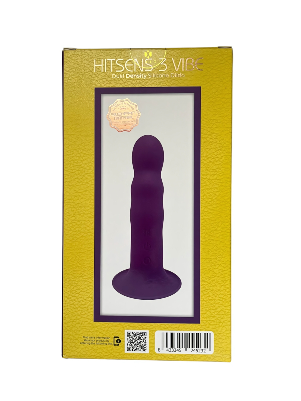 Вибратор Hitsens 3 ( 7" ) S03M Purple Motor 24523AL