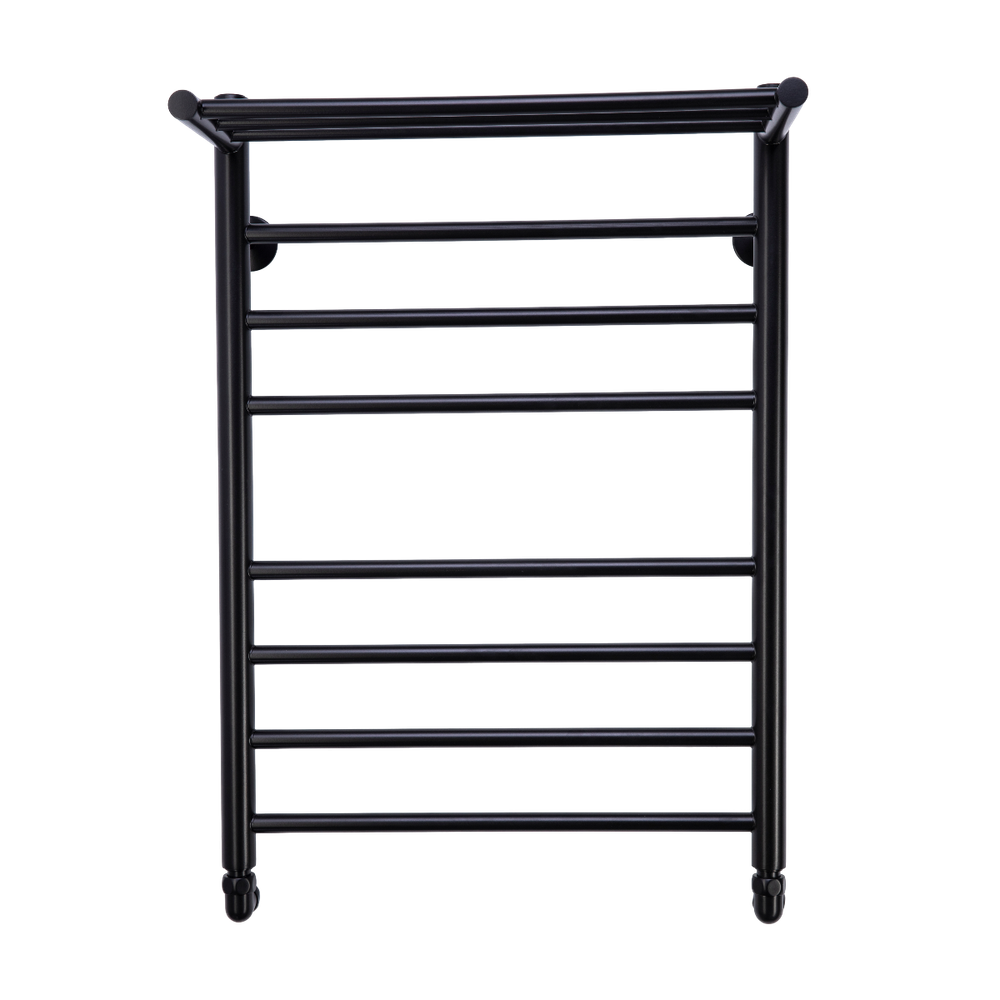 Полотенцесушитель водяной Comfysan Luce W-8 80/40 с полкой, черный
