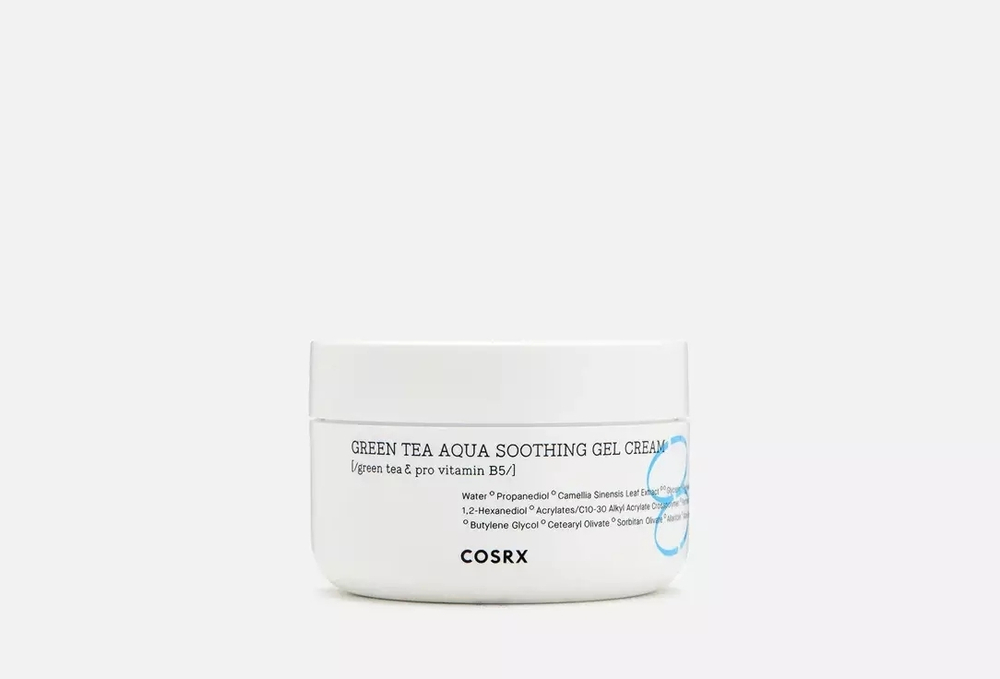 Cosrx Green Tea Aqua Soothing Gel Cream Успокаивающий гель-крем с зелёным чаем