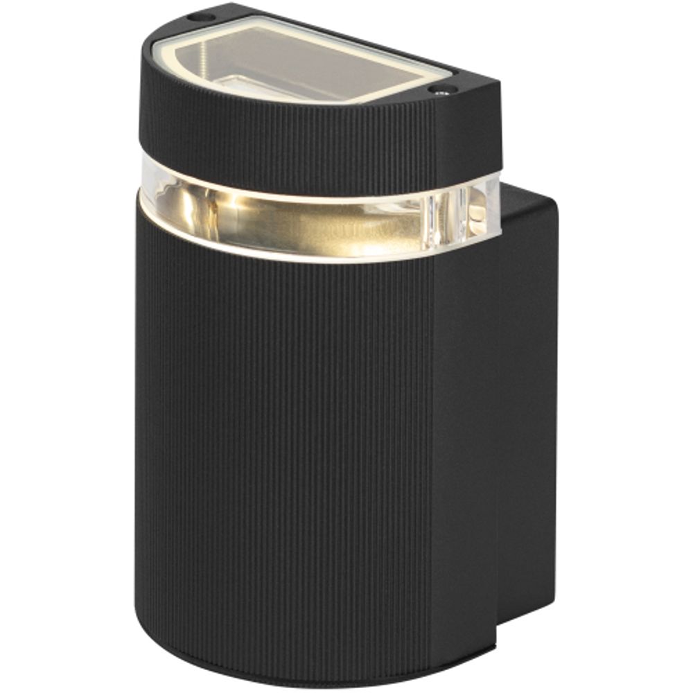 Светильник уличный настенный ЭРА «Адрия» GBW-102-BL-0160 230В 1хGU10 max 30Вт IP54 160х100x95мм вверх черный | Садово-парковые светильники