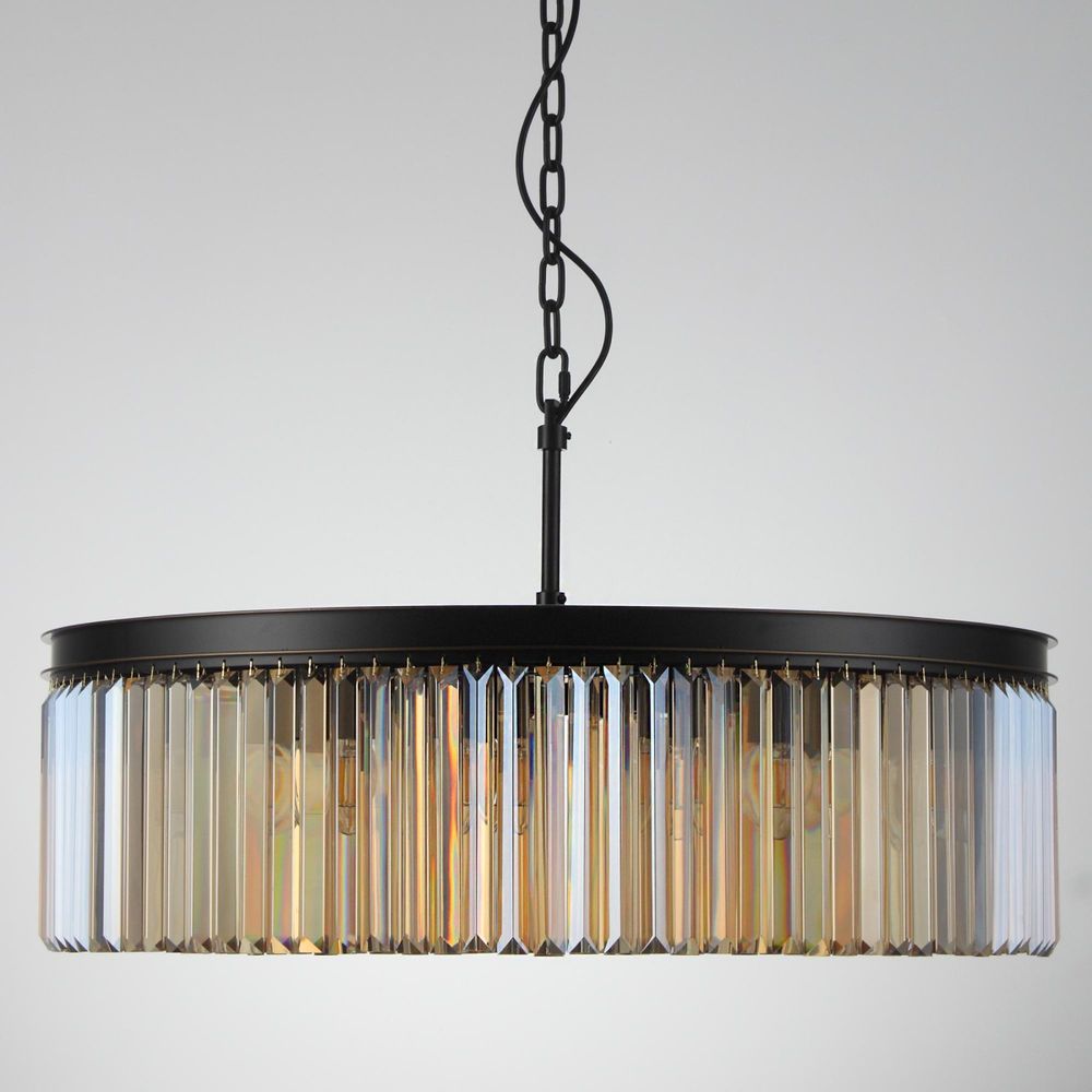 Citilux Мартин CL332162 Люстра хрустальная подвесная Шампань