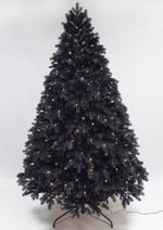 Искусственная елка «Королева леса в черном» (литая хвоя) от 1,2 м до 3 м