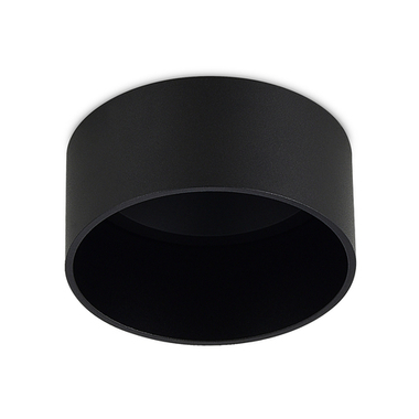 Светильник встраиваемый MUNICH под лампу GU10, цвет черный, D88xH92, 3мм, IP20