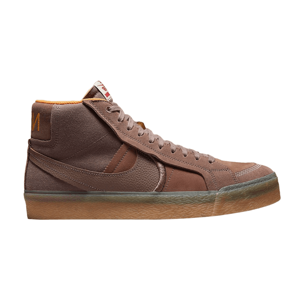 Nike blazer mid brown best sale