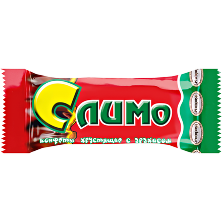 Конфета Слимо хрустящая с арахисом 28 гр