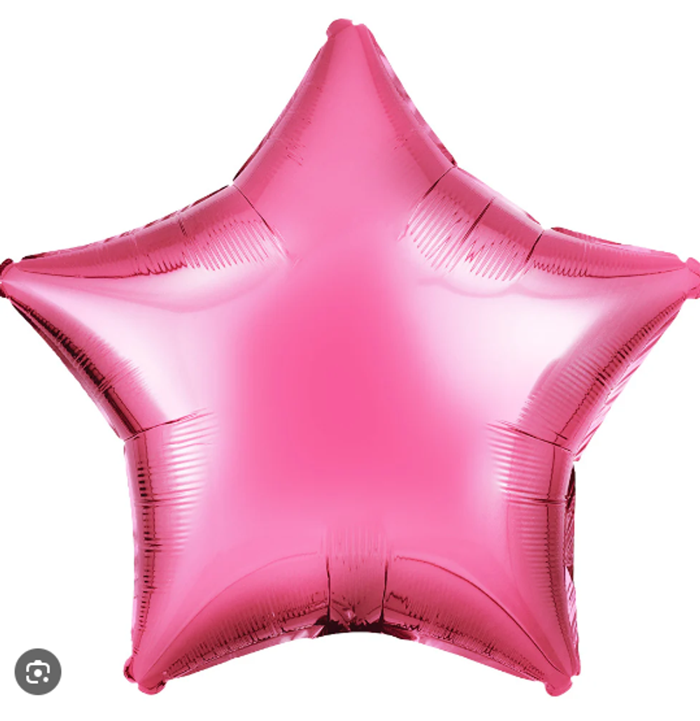 А Б/РИС ЗВЕЗДА 19" Металлик Розовый