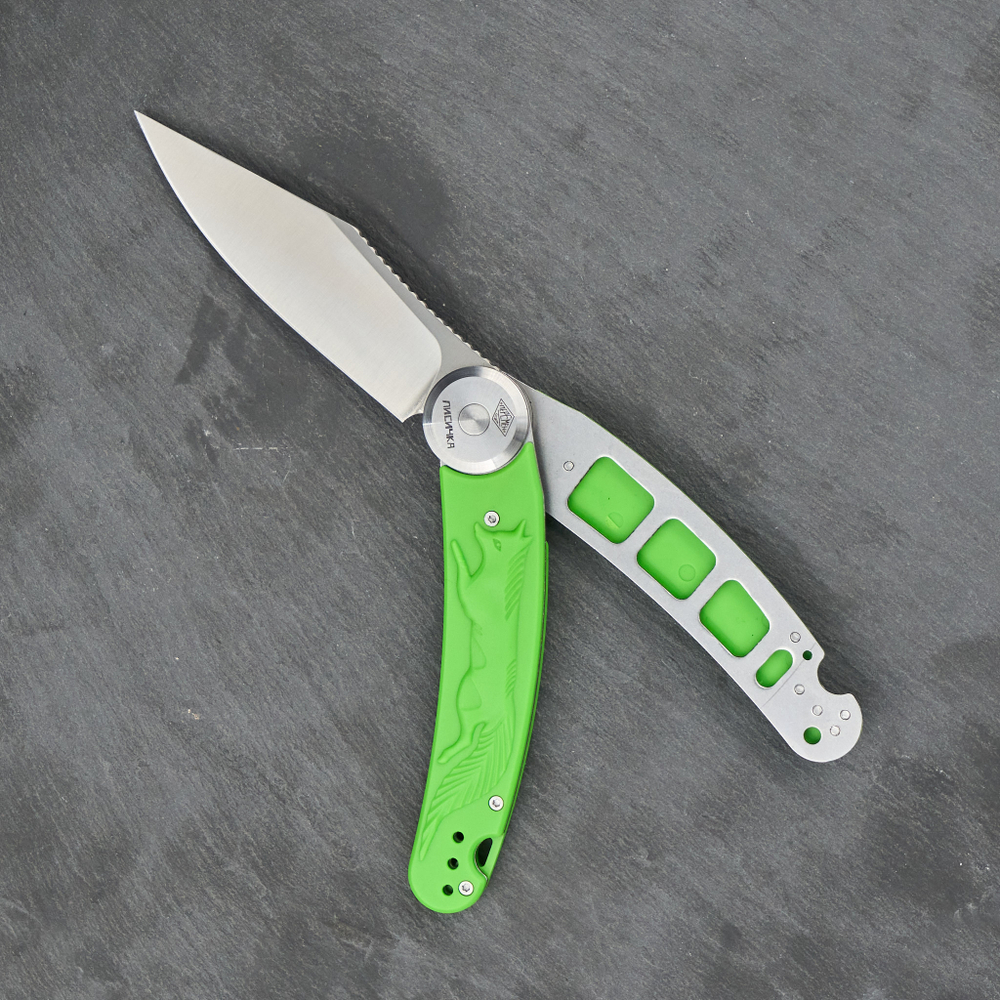 Нож складной Перемен Лисичка Зеленая