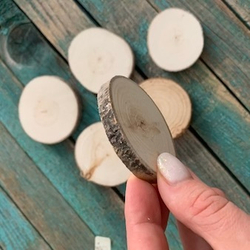 Деревянный срез дерева. Подставка. (5,5-7 см)