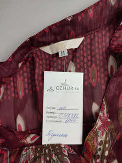 Туника воздушная с принтом 46 размер