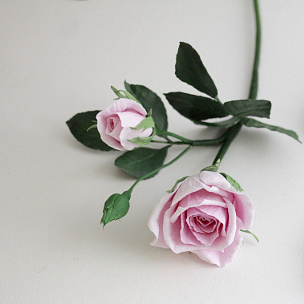 Вайнер силиконовый  лист розы  от Академии ClayCraft by DECO™