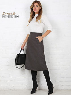 Юбка 2672707 серый