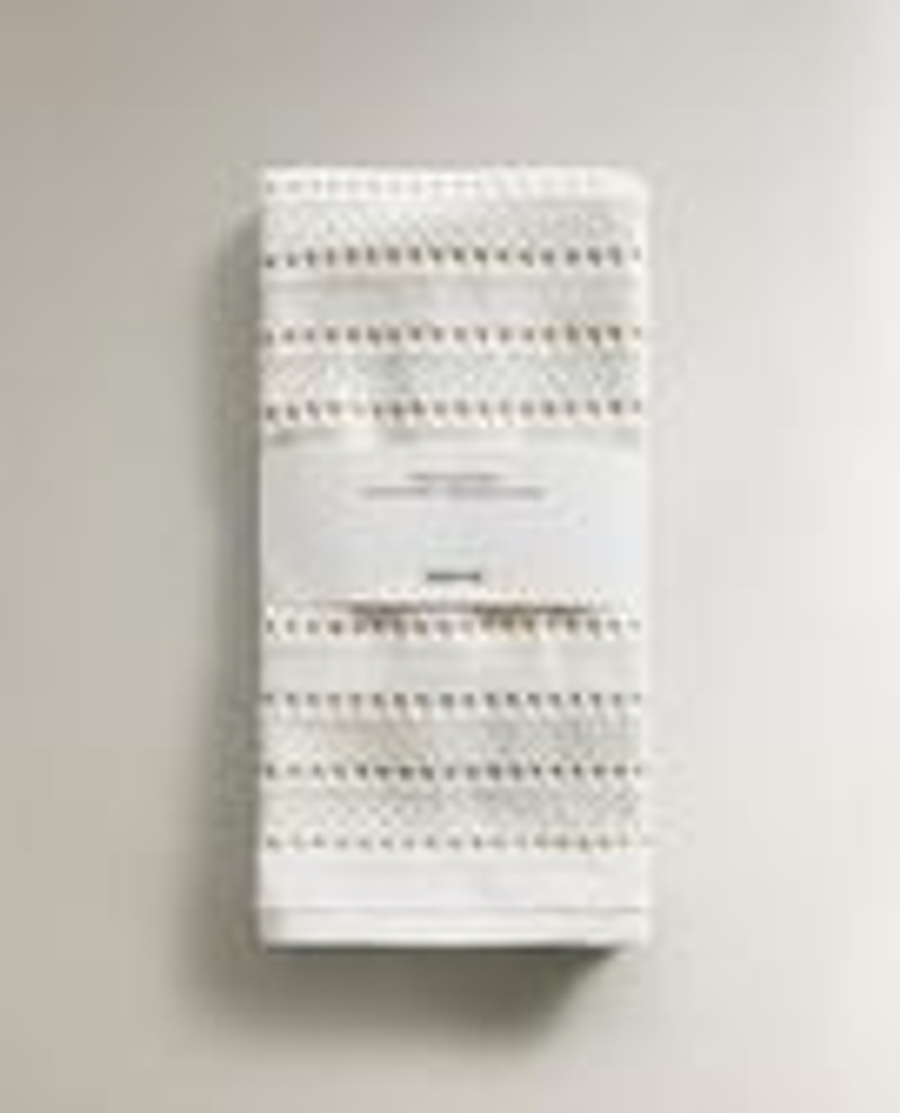 ZARA HOME МАХРОВОЕ КУХОННОЕ ПОЛОТЕНЦЕ, ЭКРЮ