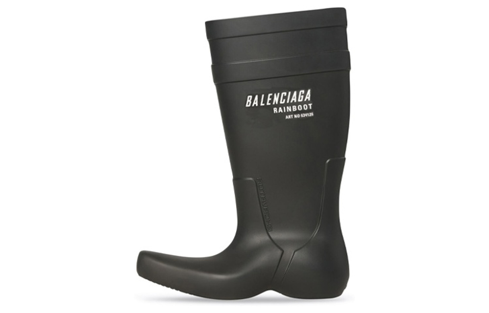 Balenciaga Excavator Boot Black Rubber