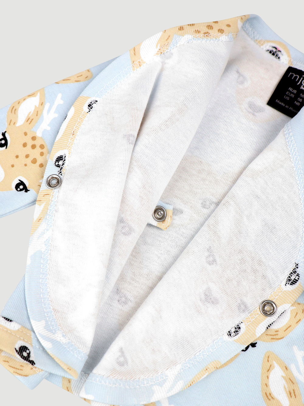 Распашонка Mjölk Оленята NEW