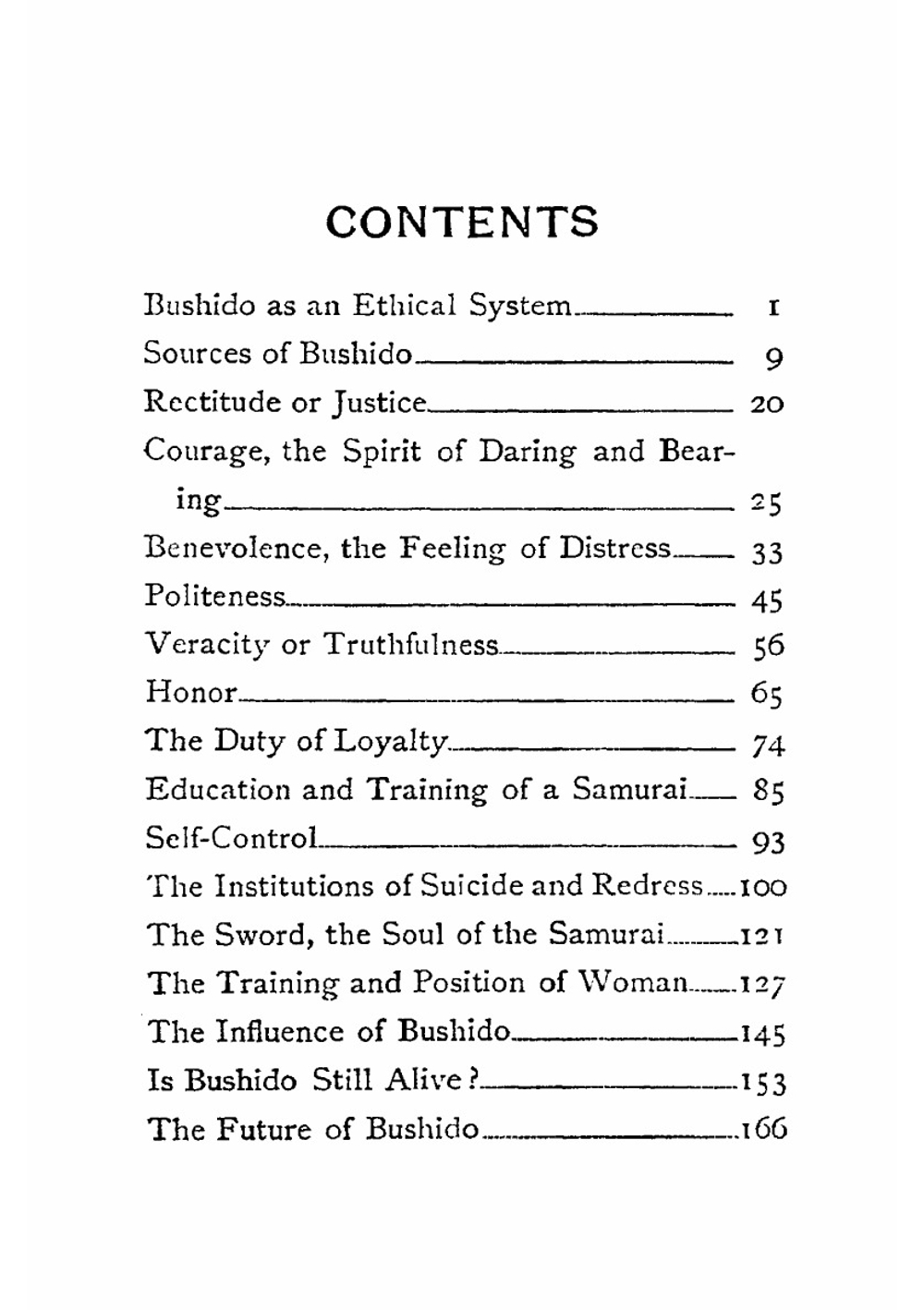 Bushido, the soul of Japan | Nitobe Inazo