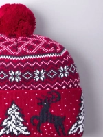 Шапка зимняя вязаная детская