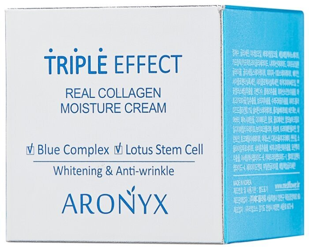 Medi Flower Aronyx Triple Effect Moisture Cream крем для лица с морским коллагеном