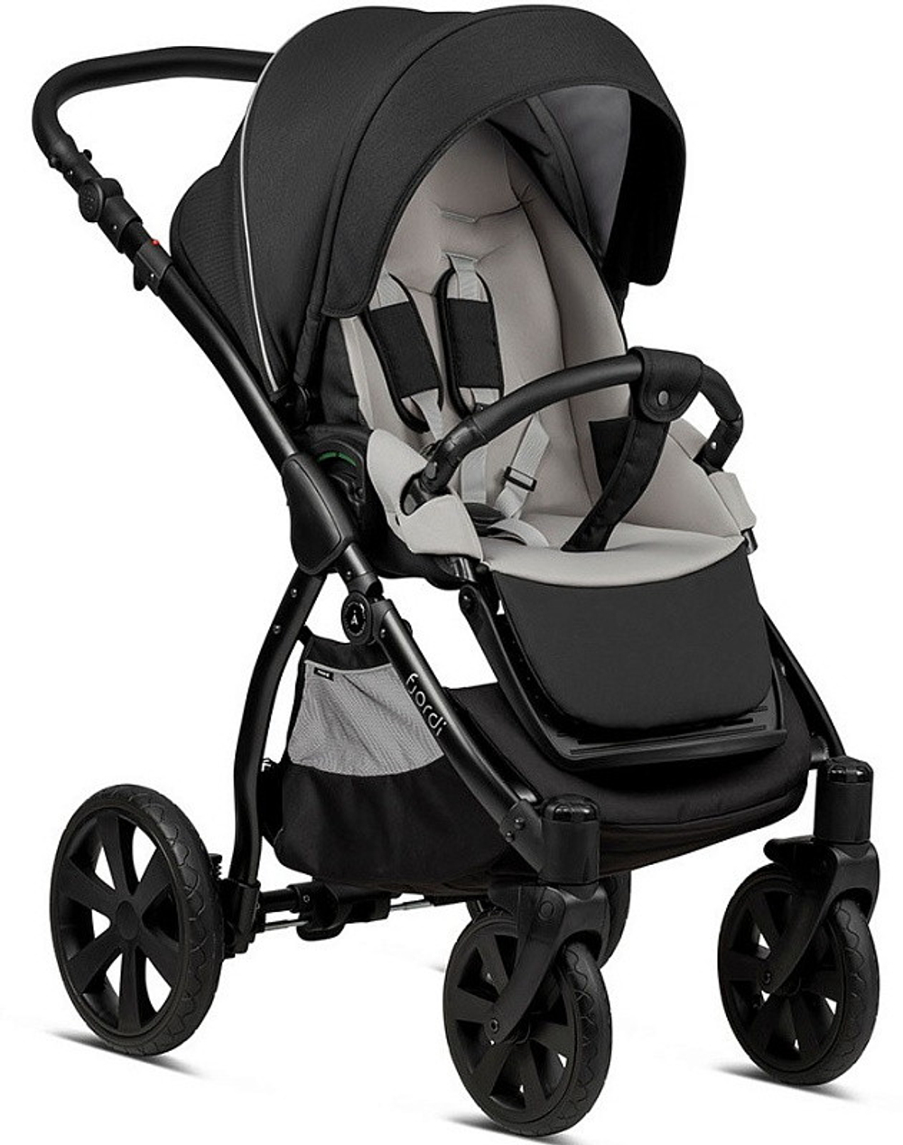 Детская коляска Noordi Fjordi 3 в 1 с автокреслом Terra Edusky Black 1132815/1302815 Black