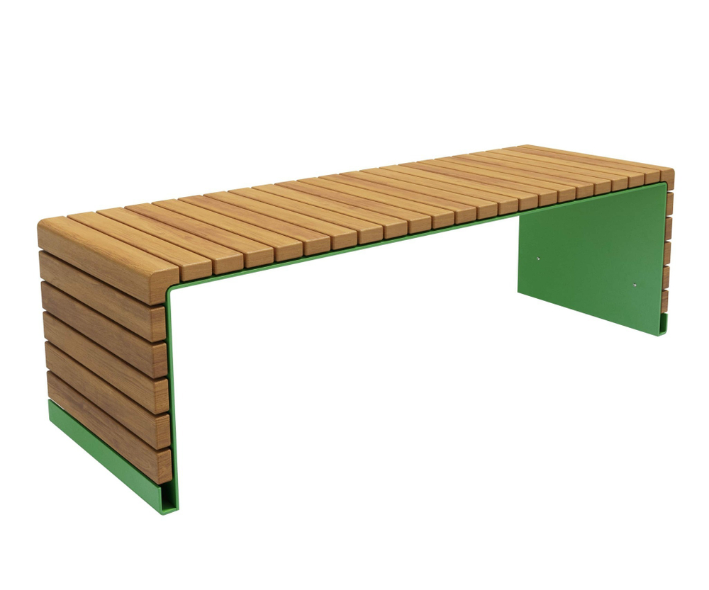 Скамейка стальная «Бракет» без спинки