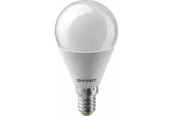 Лампа светодиодная Онлайт 220V G45 Е14 10W 2700K шар 31239
