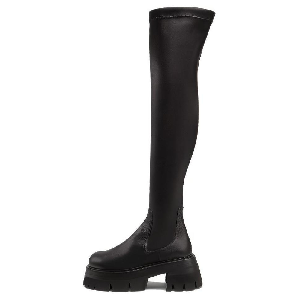 VERSACE Leonidas Over the knee Boots Women"s Black