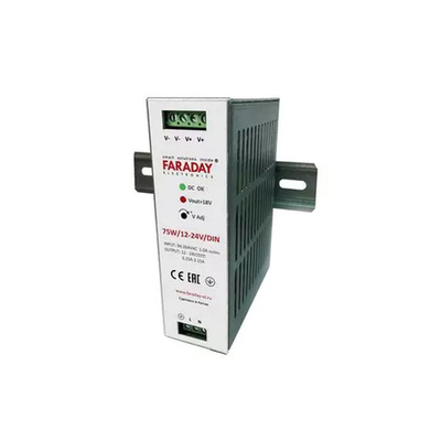 75W/12-24V/DIN блок питания Faraday