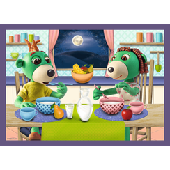 Puzzle Trefliks before bedtime - Good night, Trefliks for the night