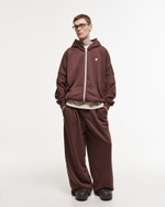 Zip-Up Hoodie LOGO French Roast