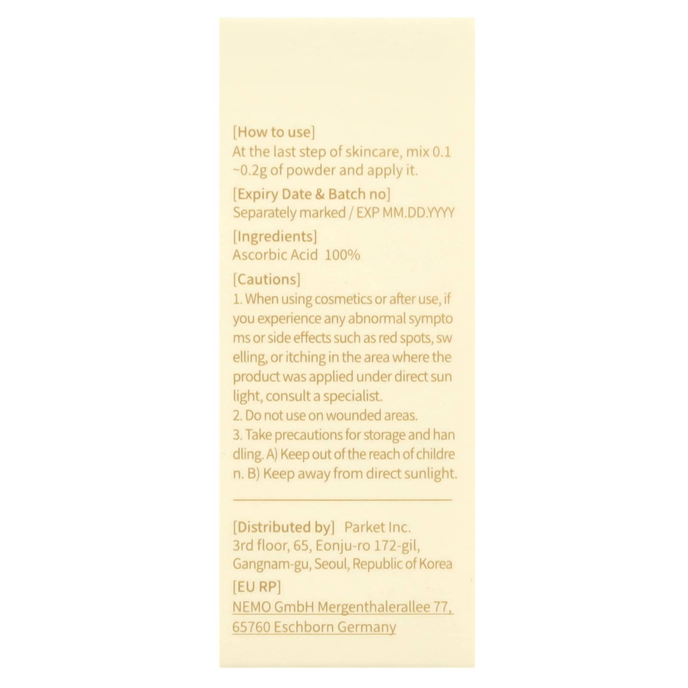 Mixsoon, витамин C в порошке, 8 г (0,28 унции)